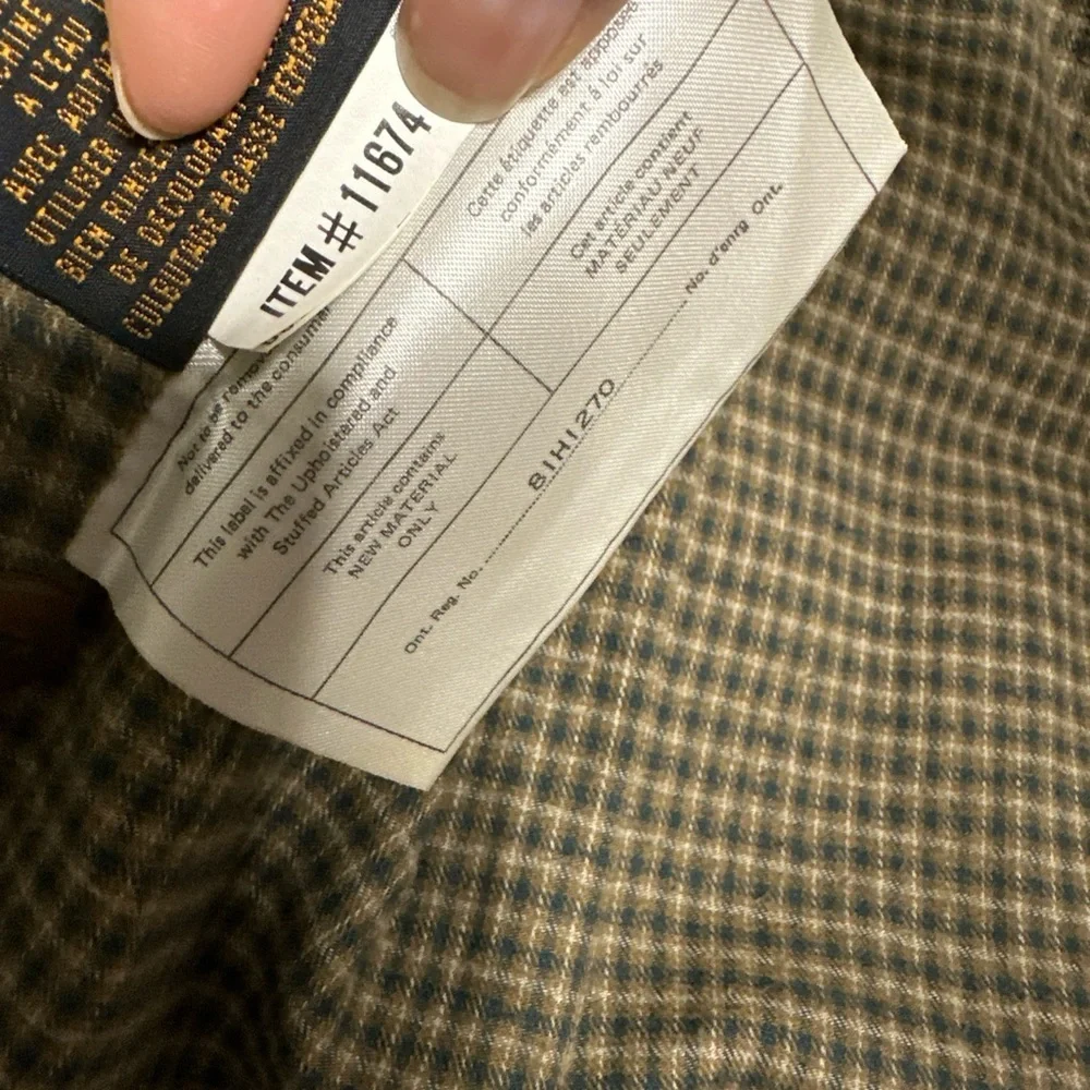 VINTAGE Eddie Bauer Chore Jacket Men L Green Goose Down Removable Liner Dad coat - Picture 10 of 16